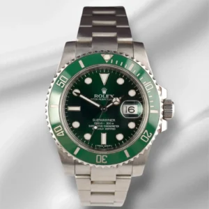 Rolex Submariner Date Hulk 40mm Ceramic Steel Green Dial Men Watch 116610LV